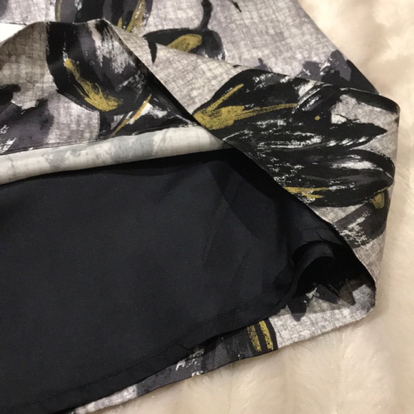 Rebecca Taylor Metallic Leaf Bustier Top Dress - Picture 7 of 7